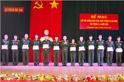 Sư đoàn 346: Hoàn thành bồi dưỡng kiến thức quốc phòng và an ninh cho hơn 90 cán bộ, đảng viên